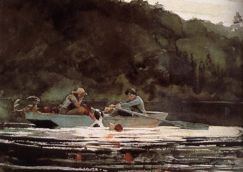 Winslow Homer The final hunting trip oil painting image